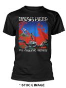 1 x URIAH HEEP The Magicians Birthday Short Sleeve Men's T-Shirt by Gildan - Size: Medium