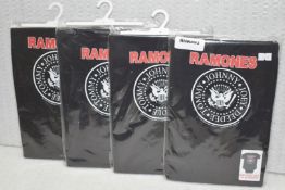 4 x Ramones Baby Body Suits – Size: 12 to 18 Months - Officially Licensed Merchandise - New & Unused