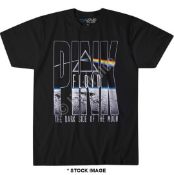 1 x PINK FLOYD Official Merchandise Dark Side of the Moon Orbit Logo Short Sleeve Men's T-Shirt by