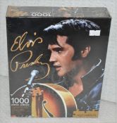 1 x Elvis Presley Jigsaw By Aquarius - 1,000 Piece - New & Unused - Ref: RR584 CA - CL720 -