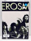 1 x AEROSMITH Band Picture Green and Black Logo Short Sleeve Men's T-Shirt by Gildan - Size: Large -
