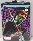 1 x JIMI HENDRIX Official Merchandise Purple Haze Logo Short Sleeve Men's T-Shirt - Size: Medium -