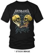 1 x METALLICA Sad But True Logo Short Sleeve Men's T-Shirt by Gildan - Size: Small