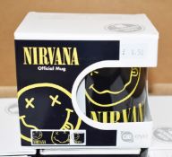 6 x Rock n Roll Themed Band Drinking Mugs - NIRVANA - Officially Licensed Merchandise by GB Eye