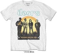 1 x THE DOORS Official Merchandise Waiting for the Sun Logo Short Sleeve Men's T-Shirt - Size: Small