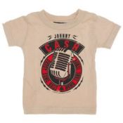 4 x JOHNNY CASH Various Designs and Sizes Short Sleeve Baby and Kid's T-