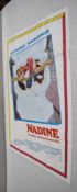 1 x Original VINTAGE MOVIE POSTER From the Film NADINE - Size: 140 x 99 cms