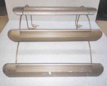 3 x Modern Slimline Single LED Picture Light Fittings by Hogarth Lighting, W52cm - NO VAT ON THE HAM
