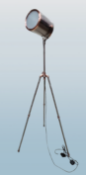 1 x Jake Task Adjustable Floor Lamp Featuring an Industrial Design in Antique Silver/Copper RRP £202