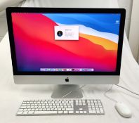 1 x Apple iMac 27 Inch Computer - Intel i7 4GHz CPU, 16GB Ram, Radeon R9, 3.09TB Apple Fusion Drive
