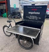 1 x Christiania Three Wheel Event Bike - Single Speed Bike Featuring a Secure Box with Gas Lift