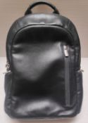 1 x DUNHILL Black Leather Rucksack - Ref: HCU261 - CL845 - NO VAT ON THE HAMMER - Location: