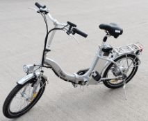 1 x Pro Rider E Wayfarer 36v Electric Adult Folding E-Bike with Battery, Charge Cable & Bike Lock
