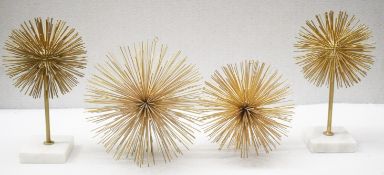4 x Assorted Metal 'Starburst' Decorative Pieces - Ref: VKH230 - CL942 - NO VAT ON THE HAMMER -