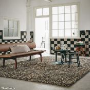 1 x BRINK & CAMPMAN 'Spring' Luxury Shaggy 100% Wool Rug (59105), 140 x 200cm Original Price £995.00