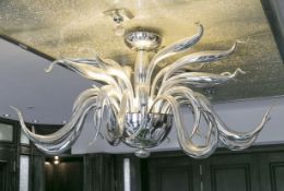 1 x MASSIMO Designer Artisan Centrepiece Chandelier Light Fitting - Hand Made And Imported From