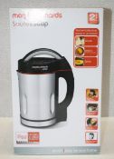 1 x MORPHY RICHARDS Electric Saute & Soup Maker, 1.6-Litre Capacity - Unused Boxed - Original RRP £