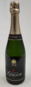 1 x Bottle of Lanson 1760 Le Black Label Brut Champagne - 750ml - Ref: DRS154 - CL444 - NO VAT ON