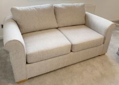 1 x JOHN LEWIS Medium 2-Seater Sofa Bed, Richly Upholstered in a Premium Woven Fabric - CL1005 -