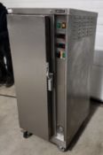 1 x MOFFAT 3 Phase Pie Warmer Cabinet / Hot Cupboard - H142 x W60 x D70 cms
