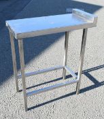 1 x Stainless Steel Infill Prep Bench - Dimensions: H91 x W38 x D80 cms