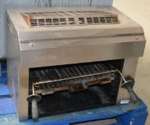 1 x Moorwood Vulcan Stainless Steel 60cm Gas Salamander Grill With Wall Mount Brackets