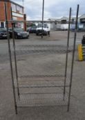 1 x 4-Tier Wire Catering Storage Rack