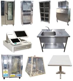 Commercial Catering Auction Featuring Coffee Machines, Ovens, Prep Tables, Refrigeration, Furniture, Tableware, Ice Machines and More!