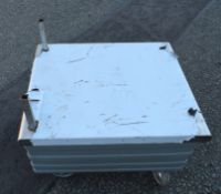 1 x Commercial Kitchen Appliance Stand on Castors