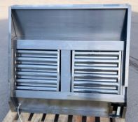 1 x Parry Overhead 240v Extractor Canopy Featuring a Casals BD9/9 Centrifugal M4 0.35Kw Fan
