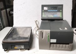 1 x BIZERBA Gt-240 Glp-W Thermal Label Printer With 18A-M Scales