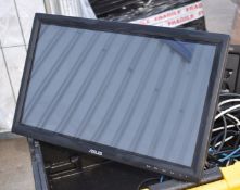 1 x Asus Monitor with Wall Mount and Black Cash Drawer in Original Box