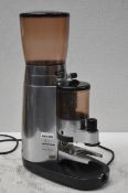 1 x LA CIMBALI Commercial Coffee Grinder Heavy Duty - Dimensions: H62 x W20 x D38 cms
