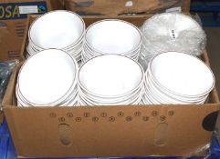 Approx 300 x White Ceramic Bowls / Plates