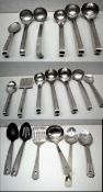 19 x Assorted Metal Serving/Cooking Utensils Including Ladles