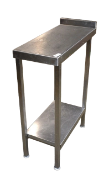 1 x Stainless Steel 30cm Infill Prep Table Featuring an Upstand and Under Shelf