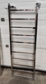 1 x Flat Ladder Design Towel Radiator- Ref: K671 - CL999 - Location: Altrincham WA14 Dimensions (