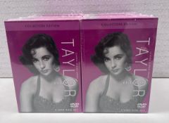 8 x Elizabeth Taylor Classic Screen Sirens 3 Dvd Box Set - NO VAT ON THE HAMMER - Ref: MMG134/