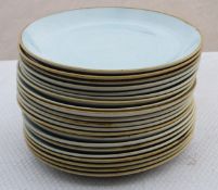 20 x Large Churchill Stonecase Dinner Plates in Duck Egg Blue - CL694 - Ref: WAH328 - Location: