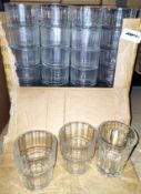 90 x Glass Tumbler Drinking Glasses