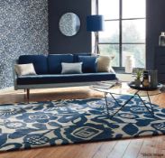 1 x SCION 'Kukkia' High Quality Hand Tufted 100% Wool Pile Carpet Rug (24508) - RRP £450.00