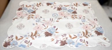 1 x PRATESI Luxury 100% Egyptian Cotton Pillowcase Sham in a Floral Print - Made In Italy