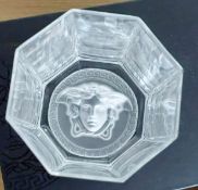 Pair of VERSACE By ROSENTHAL 'Rocks' 100% Crystal Wiskey Glass Tumblers in Original Box - CL985 - NO