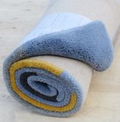 1 x BRINK & CAMPMAN 'Estella Aquatic' Pure Wool Premium Carpet Rug (88908) - Dimensions: 140 x 200cm