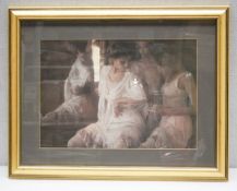 1 x Vintage Framed & Mounted Art Print - Ref: DRS140 - CL1003 - Location: Altrincham WA14This