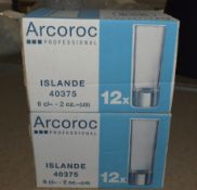 24 x Arcoroc Islande 6cl Shot Glasses - Includes Two New Boxes of 12 Glasses (24 x Glasses in Total)