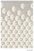 1 x SCION 'Pajaro' Hand-Tufted Wool Carpet Rug in Steel Grey (23904) - Dimensions: 140 x 200cm -