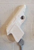 1 x Wall Mounted Hand Gun Lamp - 43cm