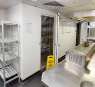 1 x Walk In Commercial Chiller Featuring Two Doors and Fan Coolers
