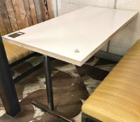 1 x Rectangular Restaurant Dining Table - Dimensions: W145 x D70 cms
